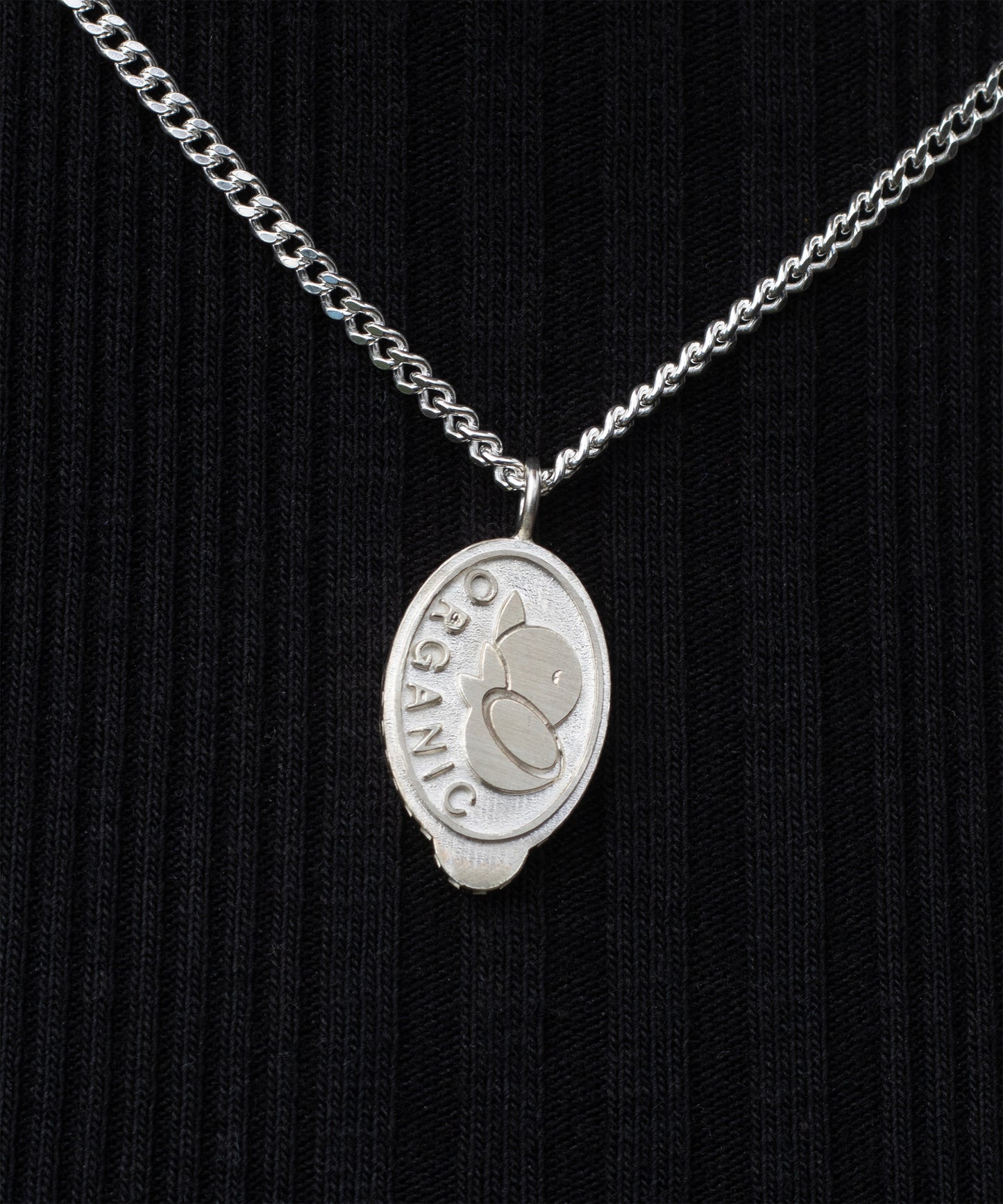 Organic love - sticker/coin necklace